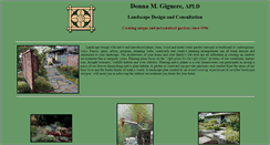 Desktop Screenshot of giguerelandscapedesign.com
